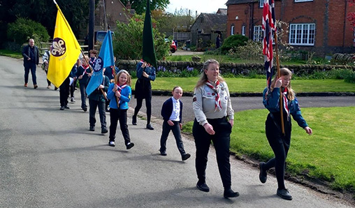 Mayfield Scouts St George's Day Parade